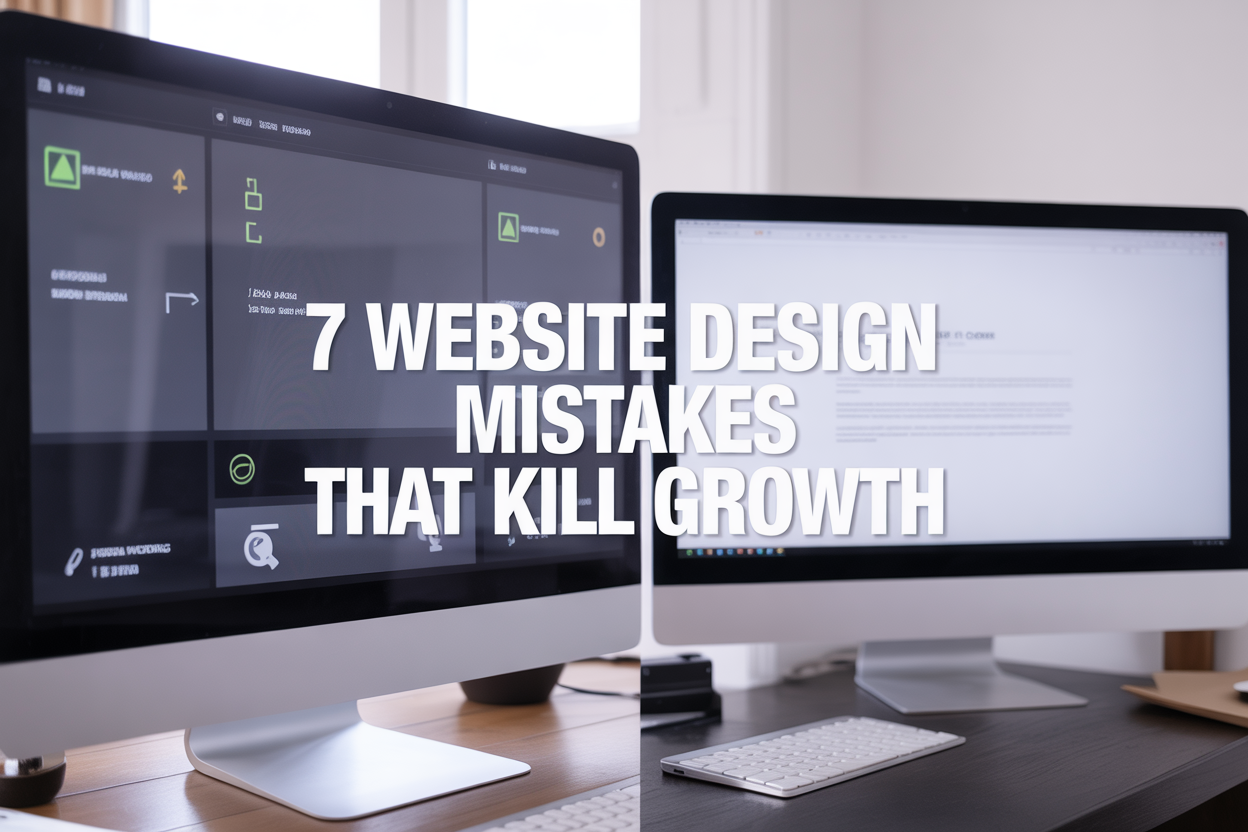 7 Website Design Mistakes That Kill Your Business Growth
