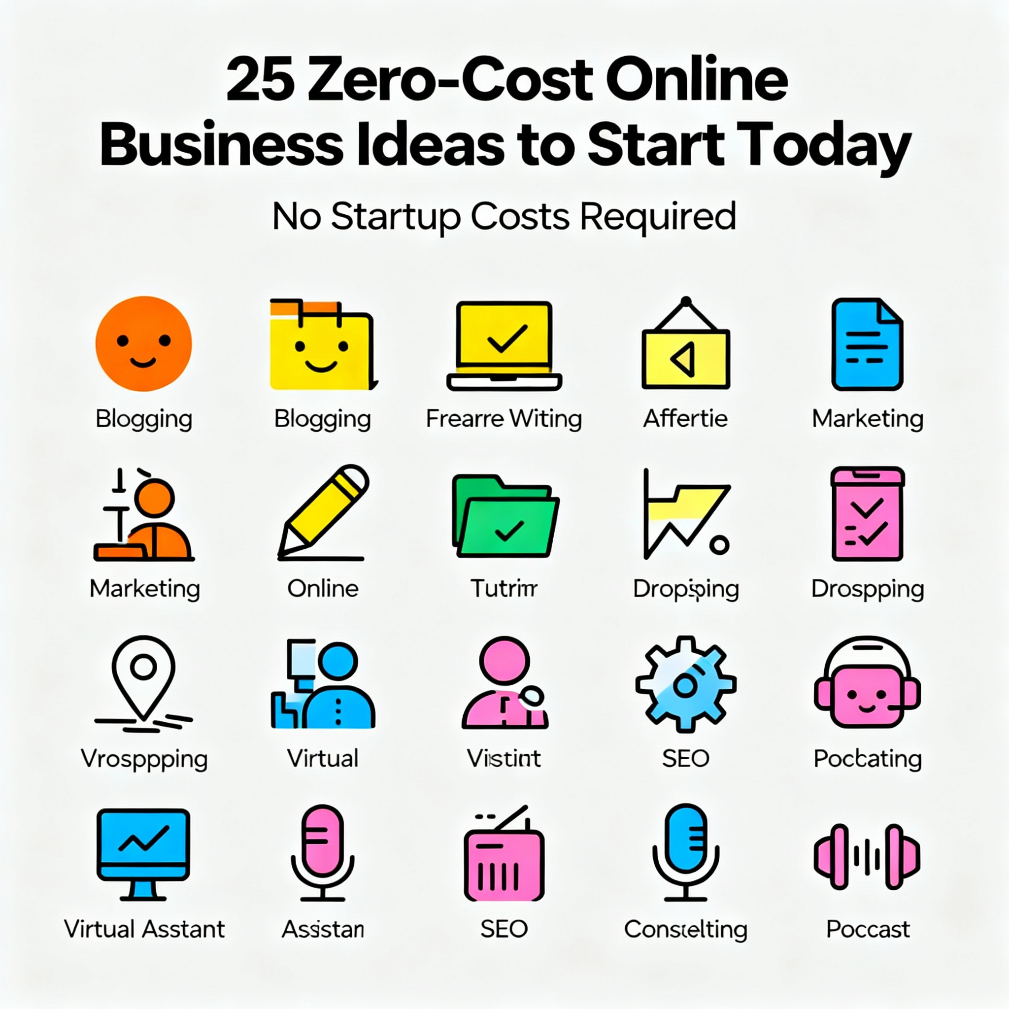 # Transform Your Dreams Into Reality: 25 Zero-Investment Online Business Ideas That Actually Work Have you ever scrolled through social media & watched people showcase their SUCCESS stories about making money online? Maybe you felt that pang of envy mixed with hope, wondering if you could DO the same thing. The TRUTH is, starting an online business doesn't require a massive bank account or fancy equipment. What if I told you that your smartphone & internet connection might be all you need to launch your entrepreneurial journey? The digital world has opened doors that our parents never imagined possible. Today, millions of people are building PROFITABLE businesses from their kitchen tables, coffee shops, & even while traveling the world. The beauty of online entrepreneurship lies in its accessibility – you don't need to rent office space, buy expensive inventory, or hire employees from day one. This article will walk you through 25 legitimate online business ideas that require zero upfront investment. We're not talking about get-rich-quick schemes or pyramid scams. These are REAL opportunities that everyday people are using to create sustainable income streams. Some might replace your full-time job, while others could provide nice side income. Ready to discover which path might be perfect for YOU? ## Service-Based Business Opportunities That Cost Nothing to Start The service industry represents one of the most ACCESSIBLE entry points into online entrepreneurship. When you sell services instead of products, your main investment becomes time & expertise rather than money. These businesses can often be started TODAY with whatever skills you already possess. **Virtual Assistant Services** have exploded in popularity as businesses realize they can hire talented people worldwide. Your tasks might include managing emails, scheduling appointments, handling social media, or conducting research. Many virtual assistants start by offering basic administrative services & gradually specialize in areas like real estate support, content creation, or technical assistance. The AMAZING thing about this business is that every skill you learn makes you more valuable to clients. **Freelance Writing** opens doors to countless opportunities across industries. Businesses need blog posts, website copy, product descriptions, newsletters, & social media content. You don't need journalism experience to get started – you just need to write clearly & meet deadlines. Many successful freelance writers began by taking lower-paying jobs to build portfolios, then gradually increased their rates as they gained experience & testimonials. **Social Media Management** appeals to business owners who understand the importance of online presence but lack time to maintain it. You'll create posts, engage with followers, plan content calendars, & analyze performance metrics. The best part? You can learn these skills by practicing on your own social media accounts first. Many social media managers eventually expand into PAID advertising management or influencer marketing coordination. **Online Tutoring & Coaching** allows you to monetize knowledge you already possess. Whether you're great at math, speak multiple languages, play instruments, or have professional expertise, someone wants to learn what you know. Platforms like Zoom make it easy to conduct sessions, & you can start by helping friends or family members before expanding to paying clients. ## Creative & Content-Based Business Models Creative entrepreneurs have MORE opportunities than ever to monetize their talents online. The key is understanding that creativity combined with business strategy creates sustainable income streams. These businesses often start as hobbies but can grow into full-time careers with dedication & smart marketing. **YouTube Channel Creation** might seem oversaturated, but there's still room for unique voices & perspectives. Success doesn't require expensive equipment – many popular YouTubers started with smartphone cameras & basic editing apps. The secret lies in finding your niche & consistently creating valuable content. Whether you're teaching cooking techniques, reviewing products, sharing travel experiences, or discussing books, there's an audience waiting to discover you. **Blogging** remains a powerful way to build an online presence & generate income through various methods like affiliate marketing, sponsored content, & digital product sales. Starting a blog costs nothing on platforms like WordPress.com or Medium. The CHALLENGE isn't technical – it's creating content that people want to read & share. Successful bloggers often combine personal experiences with helpful information, creating authentic connections with readers. **Podcast Production** has grown tremendously, with millions of people consuming audio content daily. You can start podcasting with free recording software & basic microphones. Many successful podcasters began by interviewing friends, family members, or local business owners before attracting bigger guests. The beauty of podcasting lies in its intimate nature – listeners develop strong connections with hosts they hear regularly. **Graphic Design Services** can be offered even if you're still learning. Free tools like Canva & GIMP provide professional-quality design capabilities. Start by creating social media graphics, simple logos, or flyers for local businesses. As your skills improve, you can tackle more complex projects like website design or brand identity packages. The WONDERFUL thing about design is that every project teaches you something new. ## E-commerce & Digital Product Opportunities Digital products represent the ULTIMATE scalable business model because they can be sold repeatedly without additional production costs. Once you create a digital product, it can generate income while you sleep. The initial time investment is significant, but the long-term potential makes it worthwhile for many entrepreneurs. **Online Course Creation** capitalizes on the growing demand for digital education. People pay for structured learning experiences that help them achieve specific goals. Your course topic could be anything from photography techniques to productivity strategies to language learning. Free platforms like Teachable or Thinkific handle payment processing & course delivery, so you can focus on creating valuable content. **E-book Publishing** allows writers to reach global audiences without traditional publishing gatekeepers. Whether you write fiction, non-fiction, or specialized guides, platforms like Amazon Kindle Direct Publishing make it easy to get started. Many successful self-published authors began by writing short e-books in their spare time, gradually building audiences & improving their craft. **Print-on-Demand Design** lets creative people sell custom products without inventory risks. You design graphics for t-shirts, mugs, phone cases, or posters, & companies like Printful handle production & shipping when customers place orders. The KEY is creating designs that resonate with specific audiences or tap into trending topics. **Digital Template Creation** serves people who need professional-looking documents but lack design skills. Templates for resumes, business plans, social media posts, or presentations can be sold repeatedly on platforms like Etsy or Gumroad. This business works particularly well if you understand specific industry needs & create targeted solutions. **Affiliate Marketing** involves promoting other companies' products & earning commissions on sales. While it takes time to build trust & audience, affiliate marketing can become passive income once established. The MOST successful affiliate marketers focus on products they genuinely use & recommend, building authentic relationships with their audiences. ## Technology & Online Service Businesses The digital age has created entirely new categories of businesses that didn't exist twenty years ago. These opportunities often require learning new skills, but the potential rewards make the effort worthwhile. Technology-based businesses can scale rapidly & serve clients worldwide. **Website Development** remains in high demand as businesses realize they need professional online presence. While coding seems intimidating, user-friendly platforms like WordPress & website builders make it possible to create professional sites without extensive programming knowledge. Many web developers start by building sites for friends or local businesses, gradually developing more advanced skills. **SEO Consulting** helps businesses improve their search engine visibility. Since most people search online before making purchases, companies desperately need help getting found. You can learn SEO fundamentals through free online resources & practice on your own websites before offering services to others. The GREAT thing about SEO is that it combines technical knowledge with creative problem-solving. **Email Marketing Services** support businesses in nurturing customer relationships through strategic email campaigns. This involves writing engaging content, designing email templates, managing subscriber lists, & analyzing campaign performance. Many small businesses know they should be email marketing but don't have time to do it effectively. **Online Community Management** has become essential as businesses try to build engaged customer bases. You'll moderate discussions, create engaging content, organize virtual events, & foster positive community atmospheres. This role requires strong communication skills & understanding of human psychology rather than technical expertise. ## Conclusion: Your Journey to Financial Freedom Starts Today Looking at these 25 business opportunities, you might feel EXCITED about the possibilities or overwhelmed by the choices. Both reactions are completely normal. The most important thing to remember is that every successful entrepreneur started exactly where you are right now – with an idea & determination to make it work. The beauty of starting an online business with no money is that your risk is minimal. If one idea doesn't work out, you can try another without losing significant investment. Many successful entrepreneurs failed multiple times before finding their winning formula. The key is viewing failures as learning experiences rather than permanent setbacks. Start by choosing ONE idea that aligns with your existing skills & interests. Don't try to launch five different businesses simultaneously. Focus your energy on mastering one approach first. Once you're generating consistent income from your first venture, you can consider expanding or starting additional revenue streams. Remember that success rarely happens overnight. Most profitable online businesses require months or even years of consistent effort before generating significant income. The entrepreneurs who succeed are those who persist through the challenging early stages when motivation wavers & results seem slow. Your future self will thank you for taking action today. Whether you choose freelance writing, YouTube creation, virtual assistance, or any other opportunity from this list, the skills you develop & connections you make will serve you throughout your entrepreneurial journey. The question isn't whether you CAN build a successful online business – it's whether you WILL take the first step. What are you waiting for?